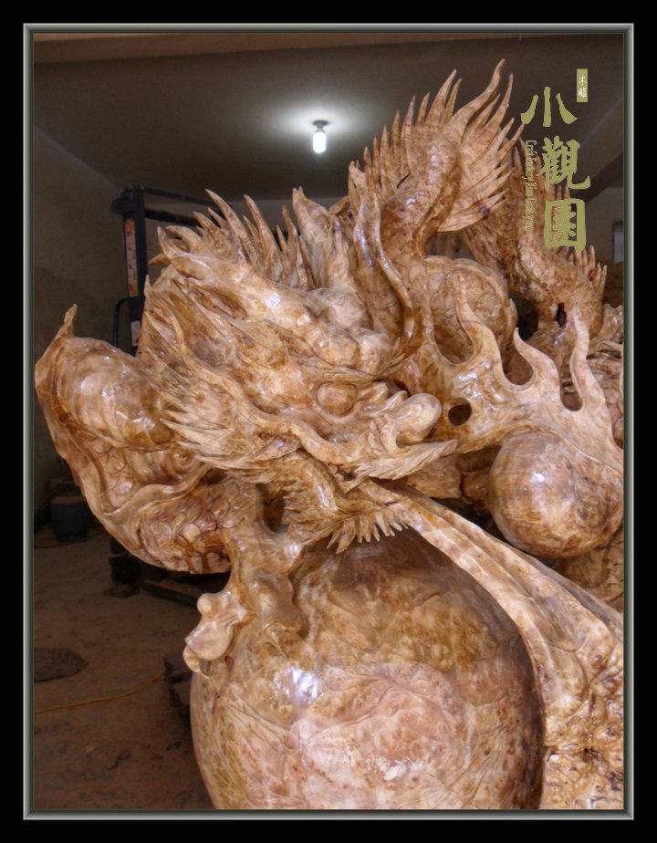 “根雕龙”走进匠心世界 许宗华的木质工艺品情缘